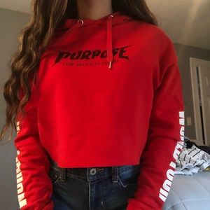 purpose your cropped sweatshirt